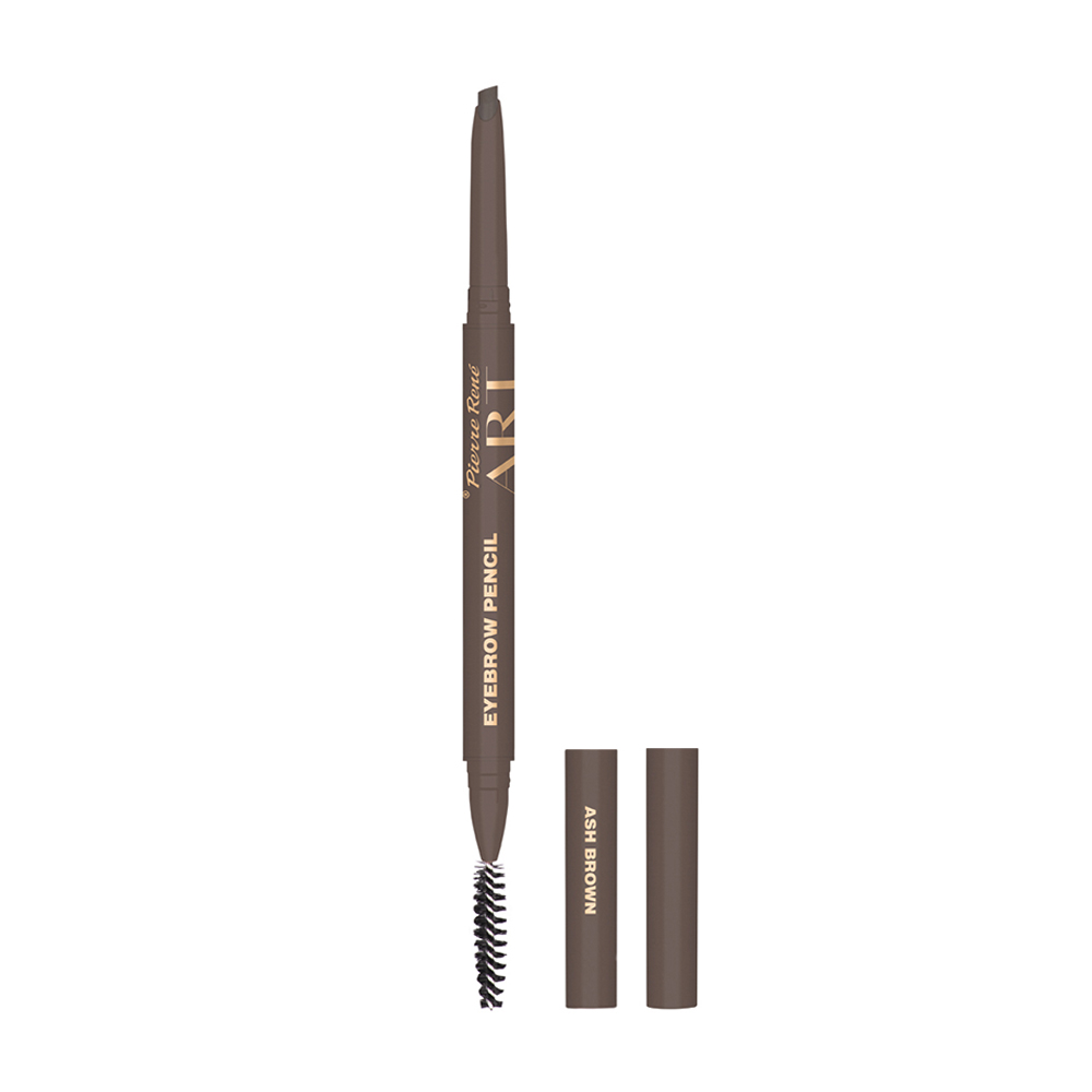 Олівець для брів Pierre Rene Art Eyebrow Pencil 02 Ash Brown, 0.24 г
