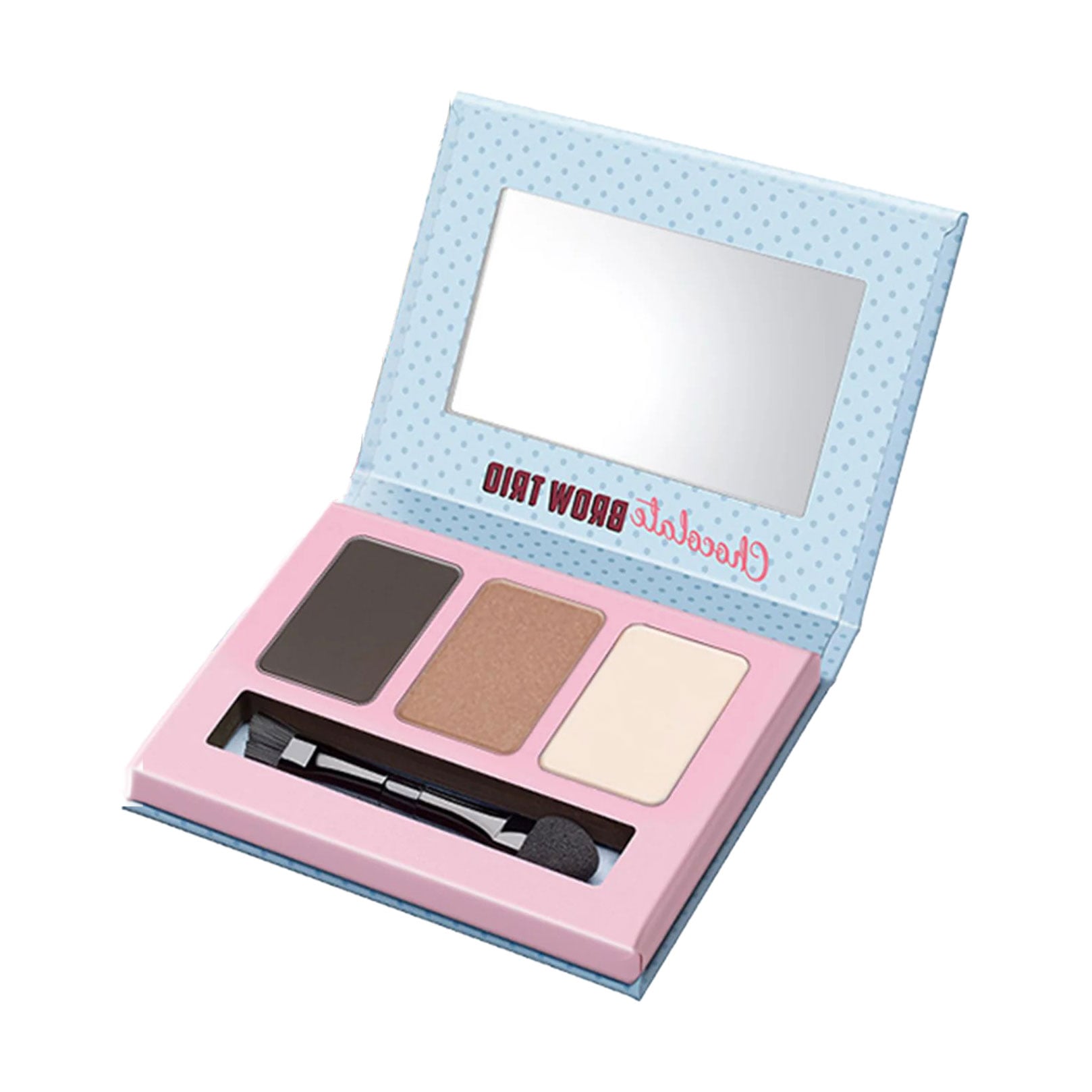 Палетка для брів Misslyn Chocolate Brow Trio Eyebrow Powder 7 Salted Caramel, 3 г